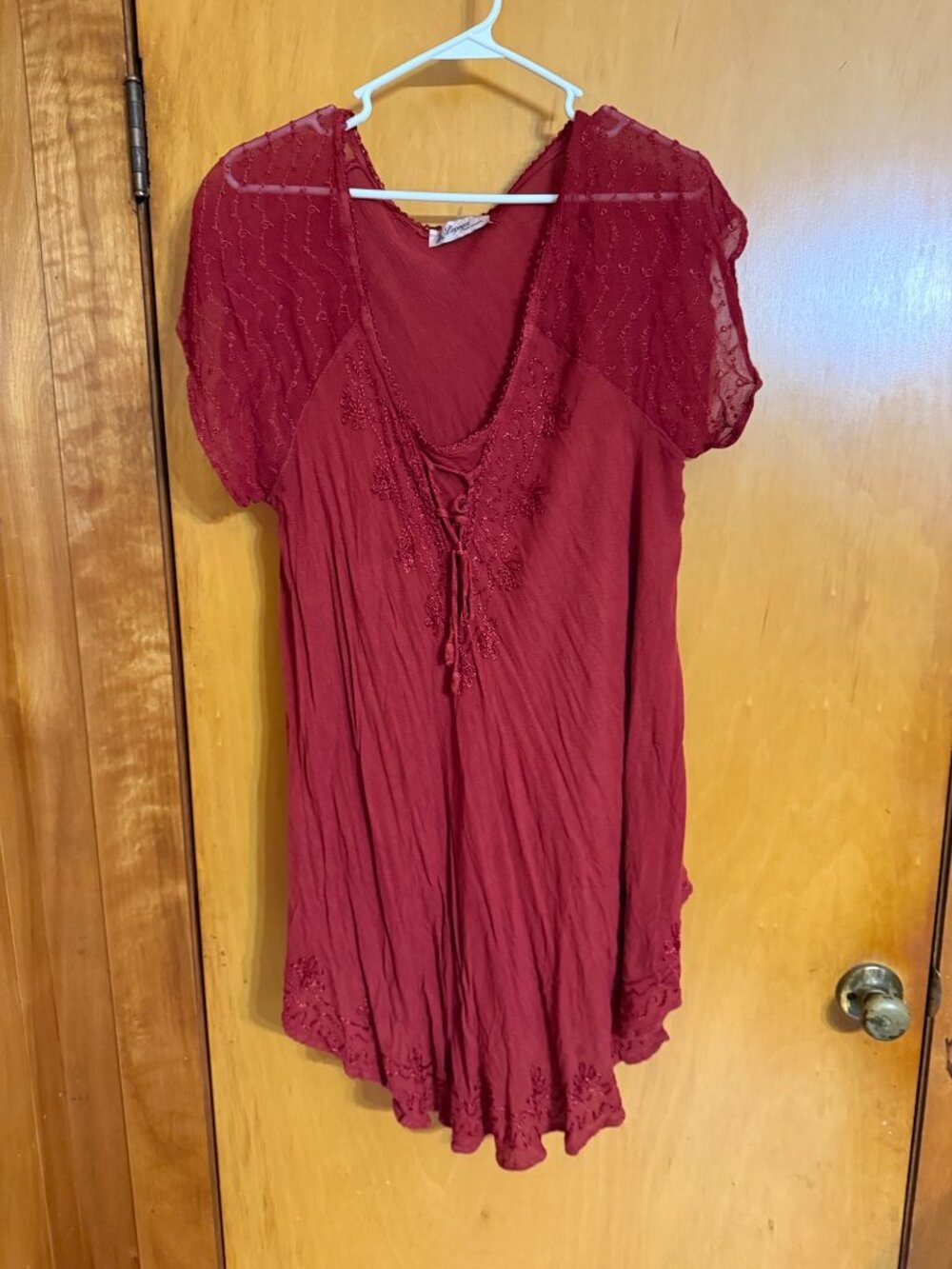 Lapogee Women Blouse Burnt Orange Size 2X